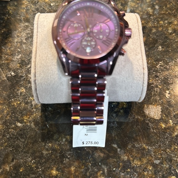 Michael Kors Purple Chronograph Watch - Picture 7 of 7